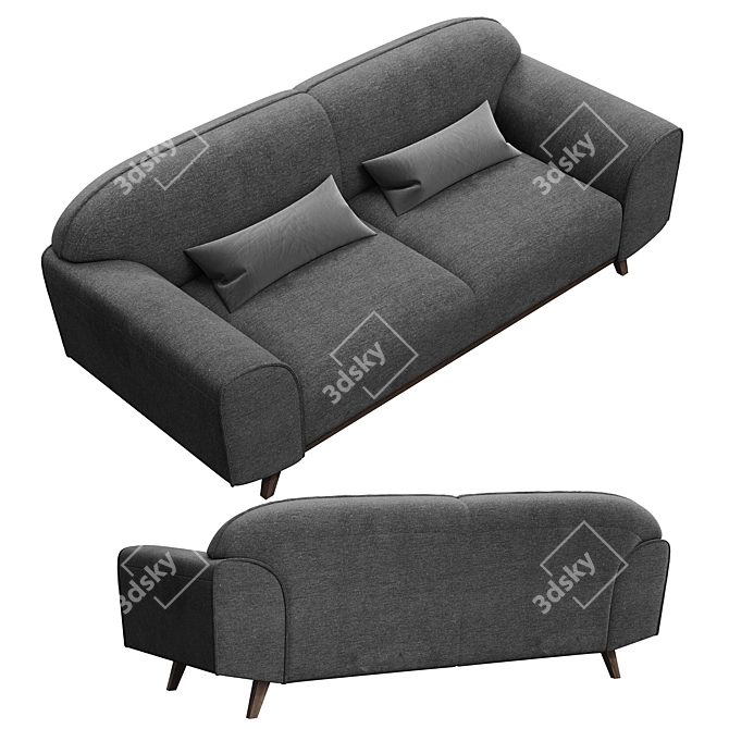 Luxury Comfort: Mesonica "Nesbo" Sofa 3D model image 3