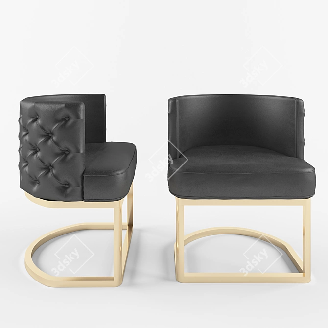 Cozy Modern Armchair - Stylish & Comfortable 3D model image 1