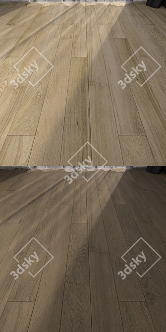 Premium Parquet Floor Set 8 | High Quality HD Textures 3D model image 2