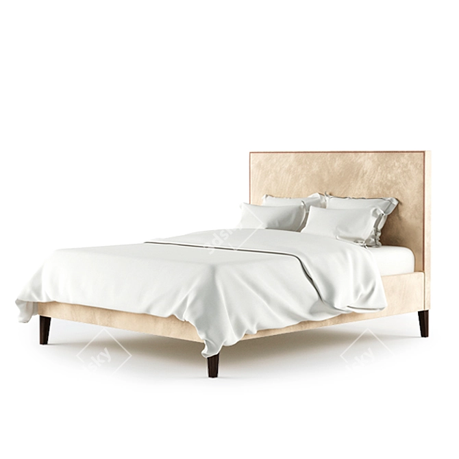 Marko Kraus Modern Bed 180: Sleek and Stylish Sleep Solution 3D model image 1