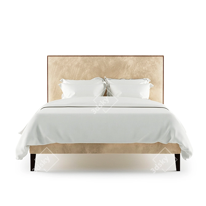 Marko Kraus Modern Bed 180: Sleek and Stylish Sleep Solution 3D model image 2