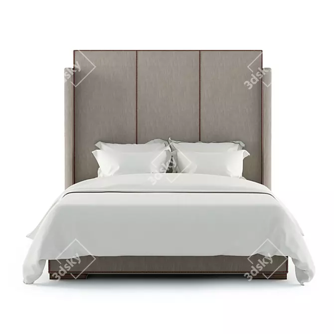 Sloan Bed 160 - Elegant and Spacious 3D model image 2