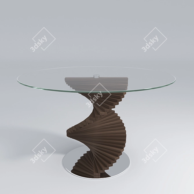 Firenze 8067 Dining Table by Tonin Casa 3D model image 1