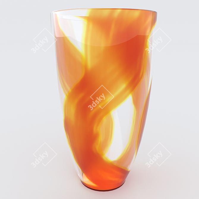 Modern Limone Vase by Now's Home 3D model image 3