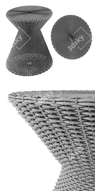 InOut M Coffee Tables - Sophisticated Design by Paola Navone 3D model image 3