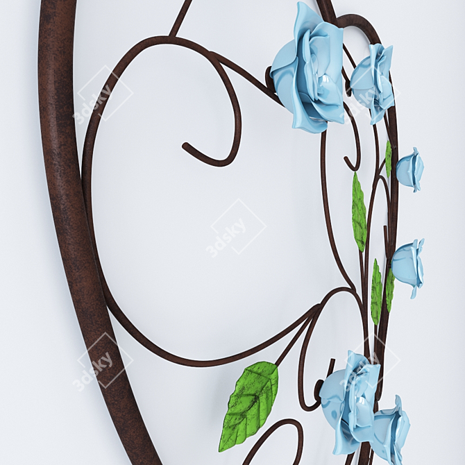 Elegant Floral Wall Decor: Clayre & Eef 3D model image 3