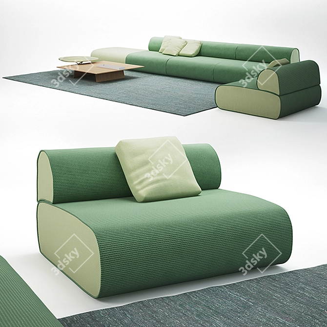 Ola Paola Lenti: Stylish Furniture Collection 3D model image 2