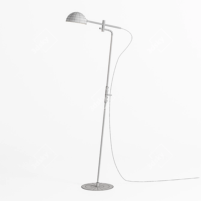 Modular Pullout Floor Lamp 3D model image 2