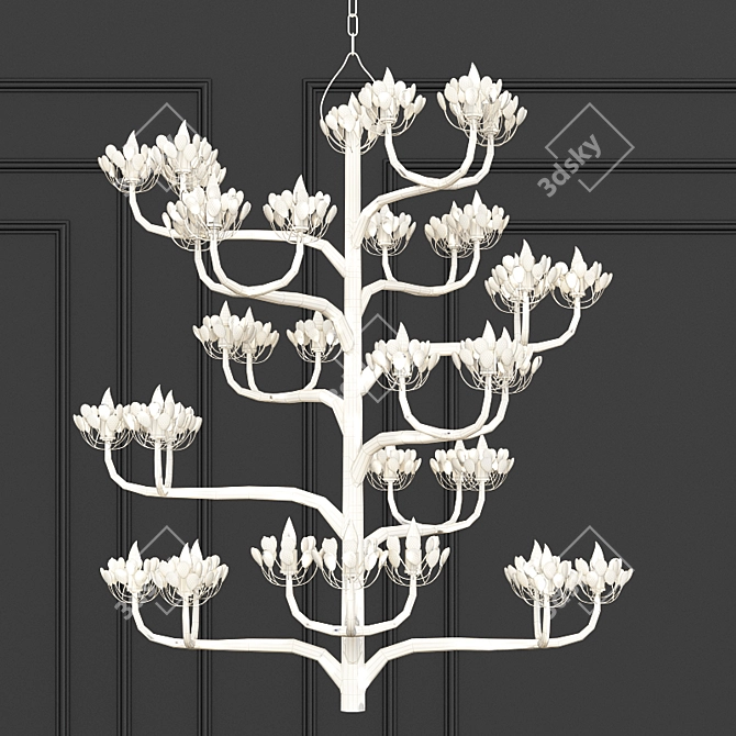 Agave Americana Pendant Light 3D model image 2