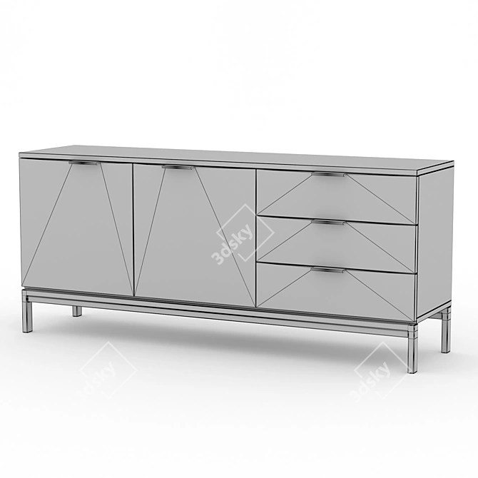 Modern Cabinet Harmony 3D model image 3