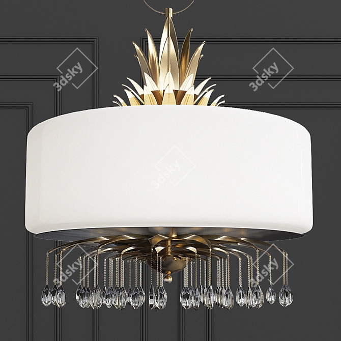 Elegant Vivienne Chandelier 3D model image 1