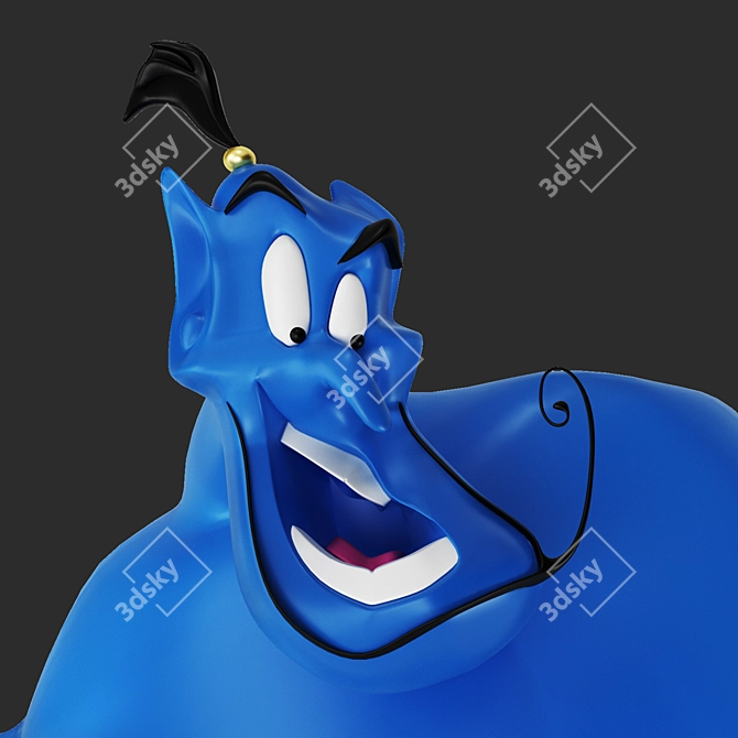 Disney Aladdin Genie Lamp Gin 3D model image 2