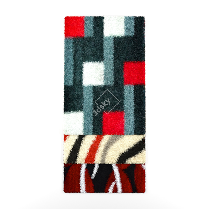 Cozy and Stylish Carpet Collection 3D model image 2