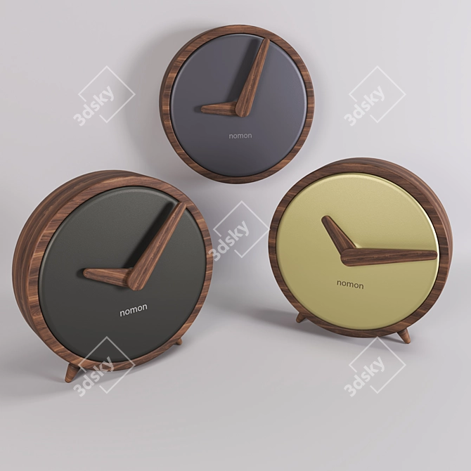 Minimalist Atom Watches by Nomon 3D model image 1