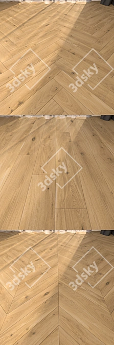 Premium Parquet Floor Set 10 - HD Textures for 3D Visualization 3D model image 2