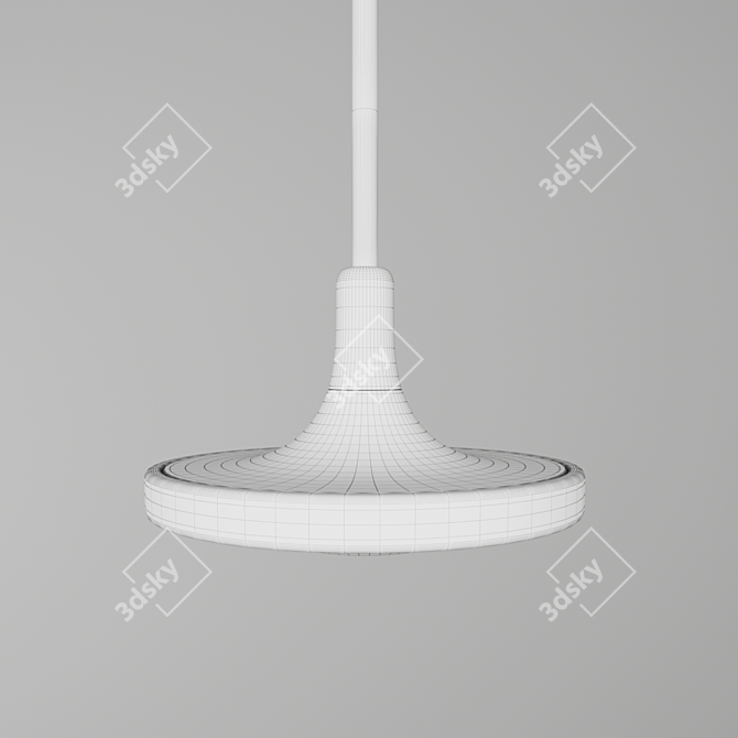 Minimalist LED Pendant Light 3D model image 3