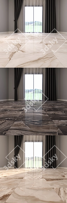 Luxury Marble Floor Set - Vray 3D model image 3