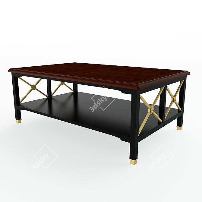 Chicago M308 Coffee Table: Elegant Design, Perfect Size 3D model image 1