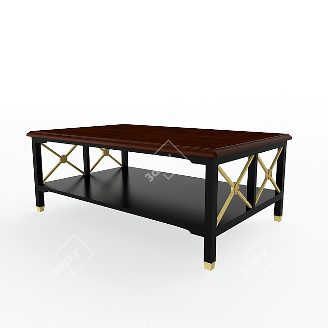Chicago M308 Coffee Table: Elegant Design, Perfect Size 3D model image 2