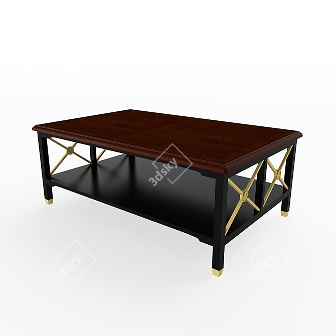 Chicago M308 Coffee Table: Elegant Design, Perfect Size 3D model image 3