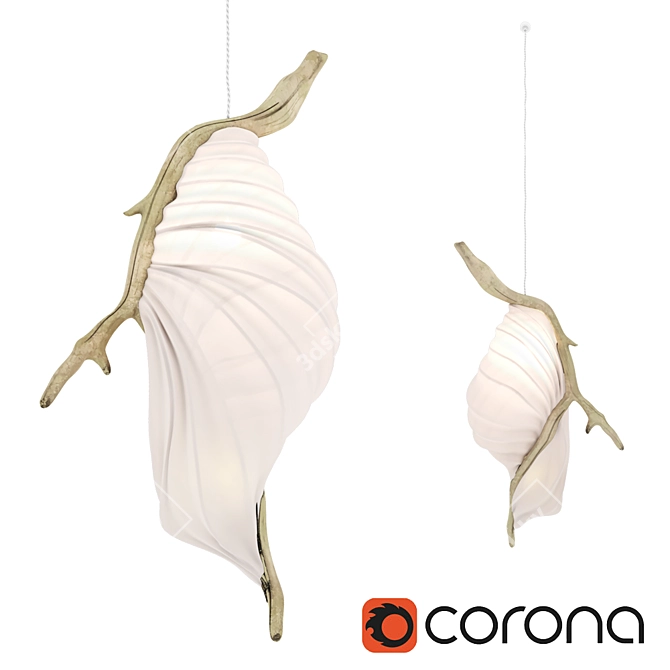Ethereal Cocoon Light | Stunning Design | 600mm x 670mm 3D model image 1