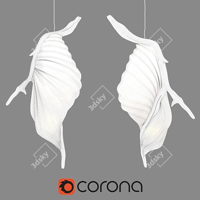 Ethereal Cocoon Light | Stunning Design | 600mm x 670mm 3D model image 3