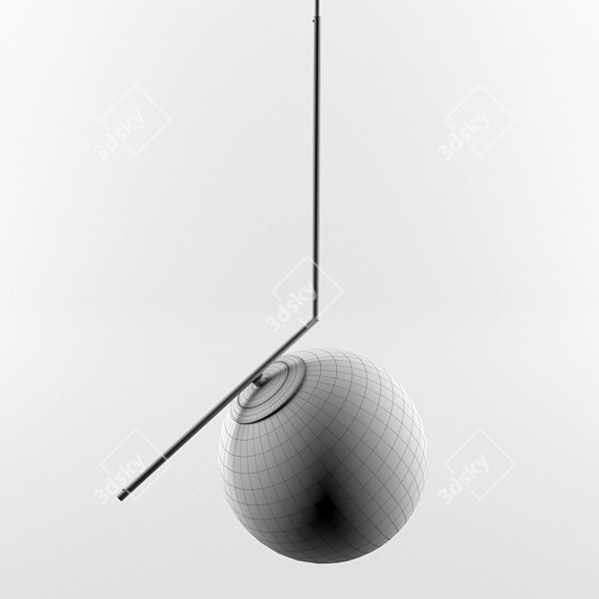 Berry Pendant Lamp - Elegant Illumination 3D model image 2