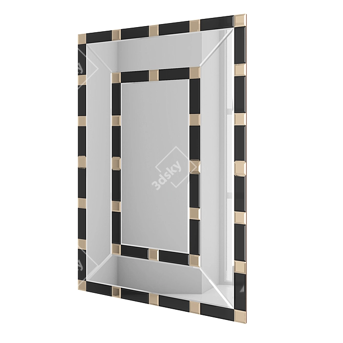 Modern Reflection Mirror Panel 3D model image 1