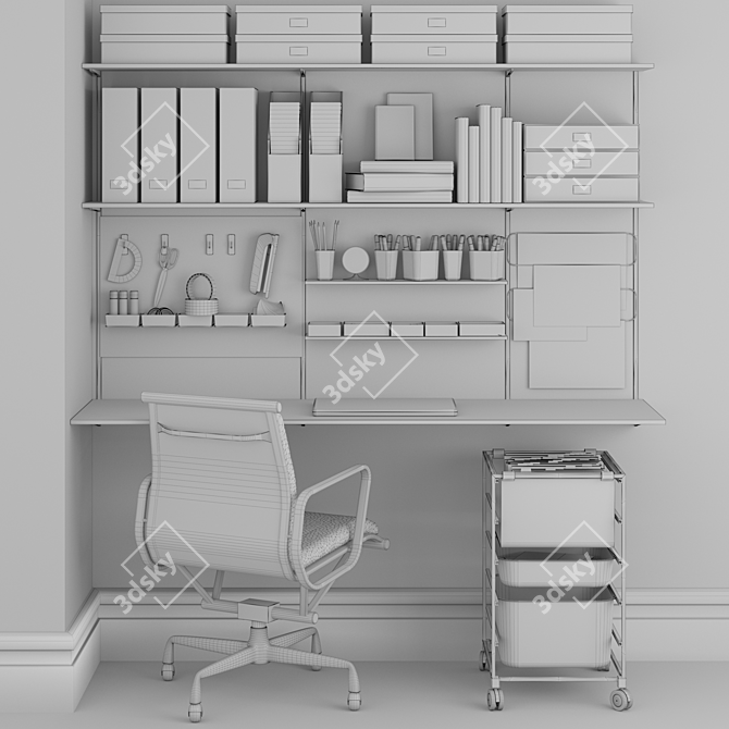 Ultimate Office Furniture Collection 3D model image 2