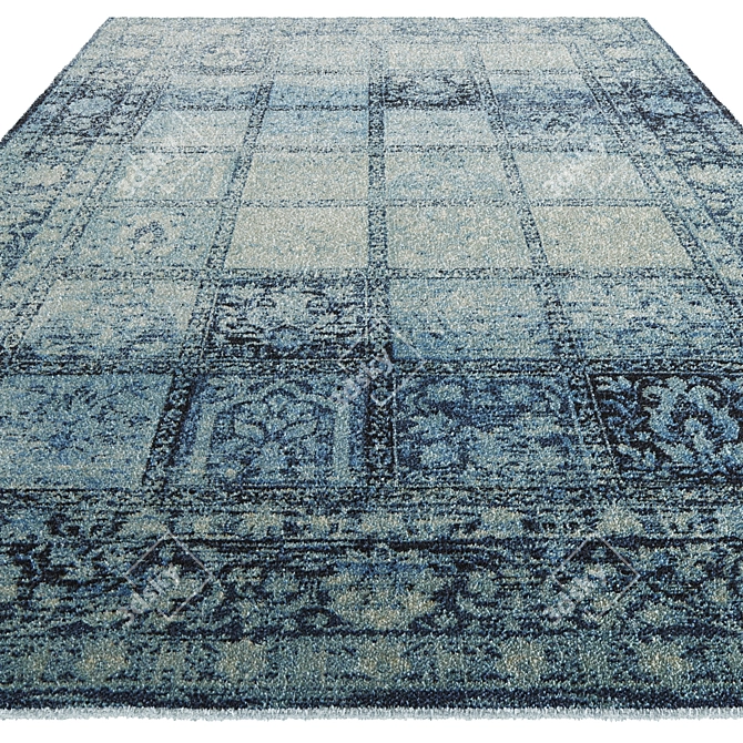 Modern Matilda Rug: Temple & Webster 3D model image 2