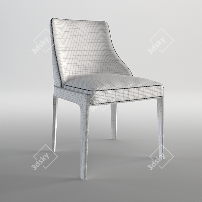 Modern Chelsea Chair: Stylish and Compact 3D model image 2