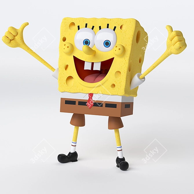 SpongeBob SquarePants: Joyful Underwater Adventures 3D model image 1