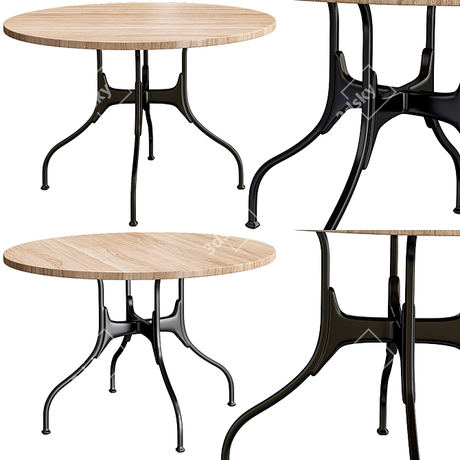 Contemporary Milà Dining Table by Jaime Hayón 3D model image 1