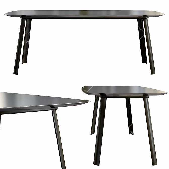 Rhomb: Stylish and Functional Table 3D model image 1