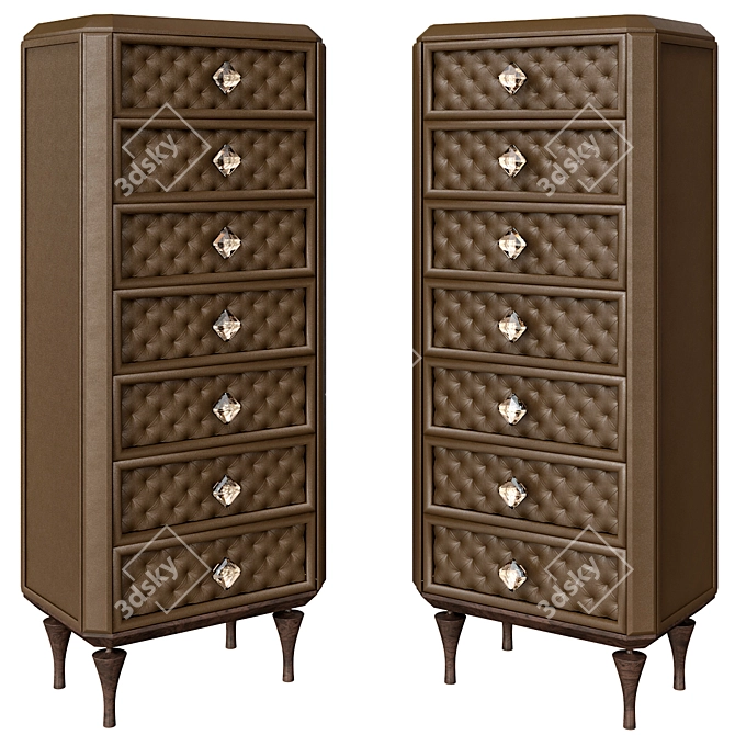 Luxury Bellagio Home Dresser 3D model image 3