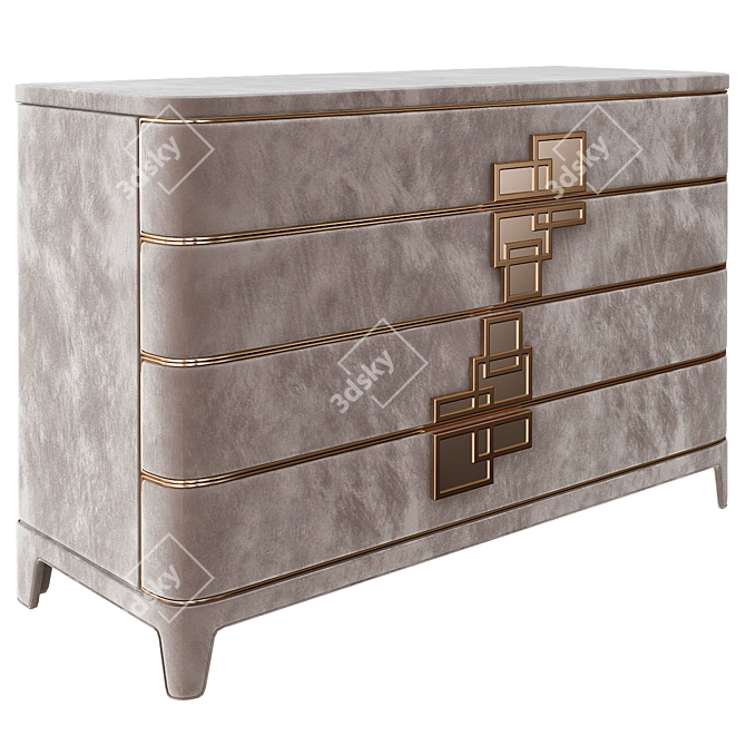 Luxurious Sicis Dongiovanni Commode 3D model image 1