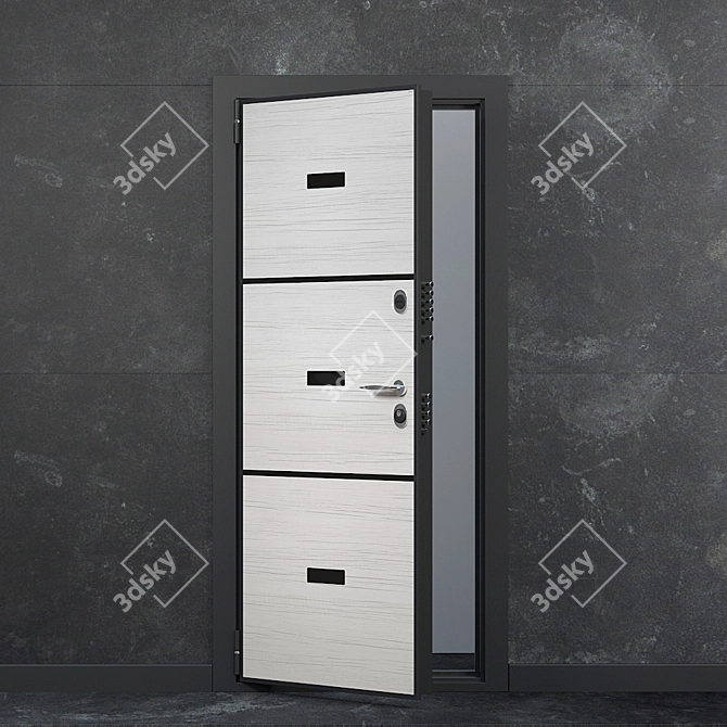 Securemme European Door Collection 3D model image 2