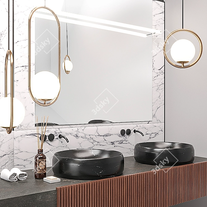 Stylish Lariana, Adda and Hoop: Perfect Lighting Combo 3D model image 2