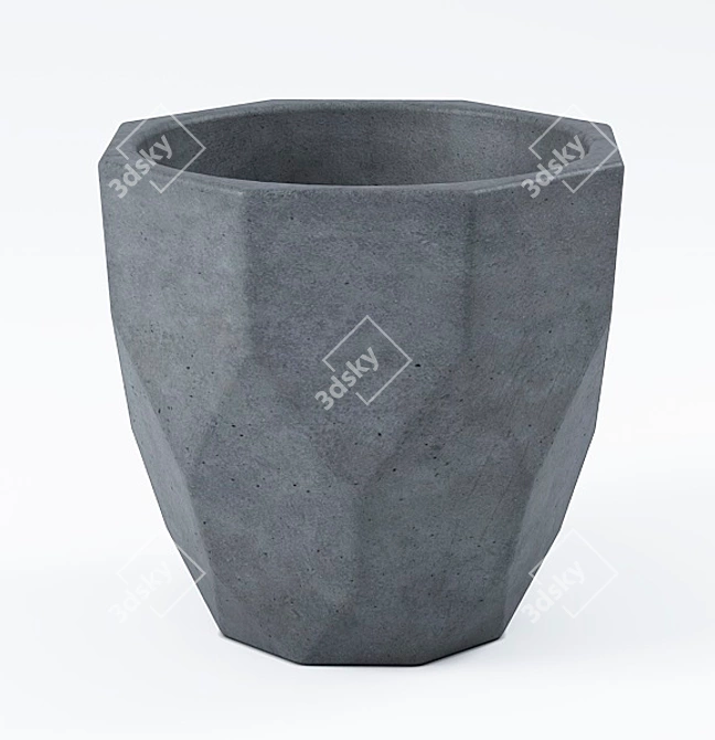 Granite Hardkea Vase 3D model image 1