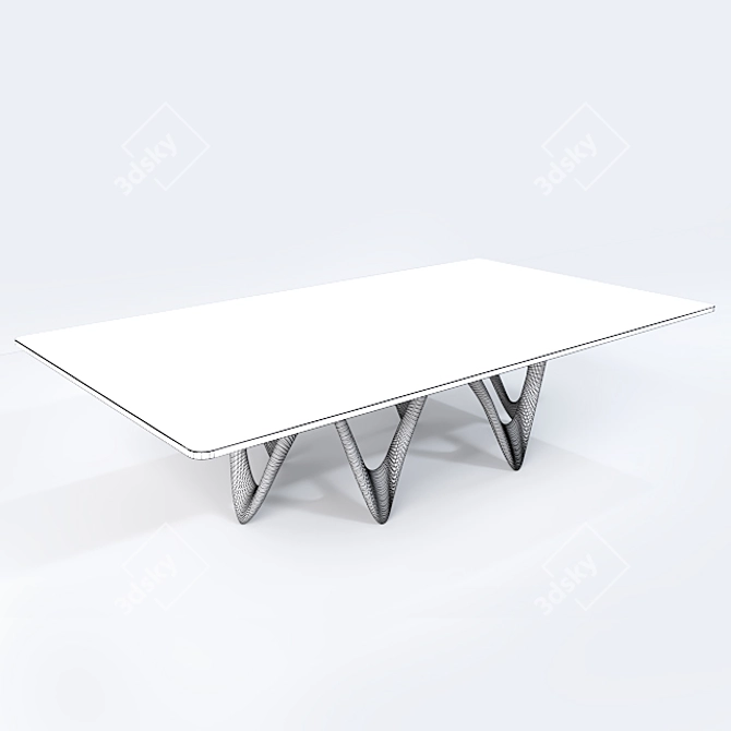 Eco Table: 3Dmax, Vray+Corona, Textures 3D model image 3