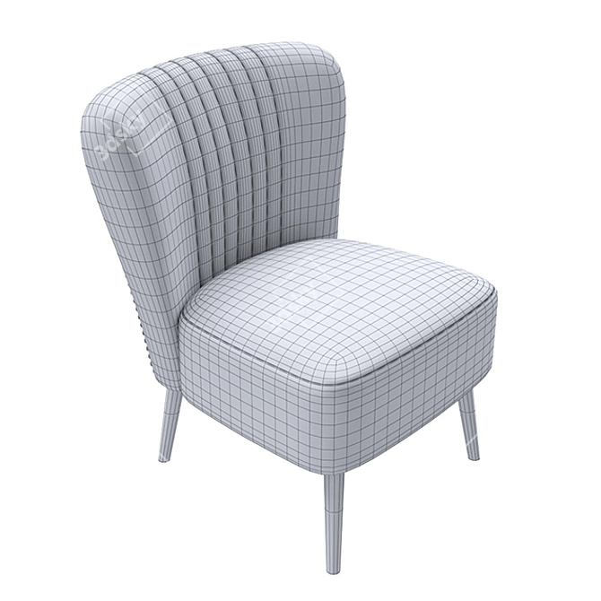 Elegant Barbara Chair - IMR-630681 3D model image 3