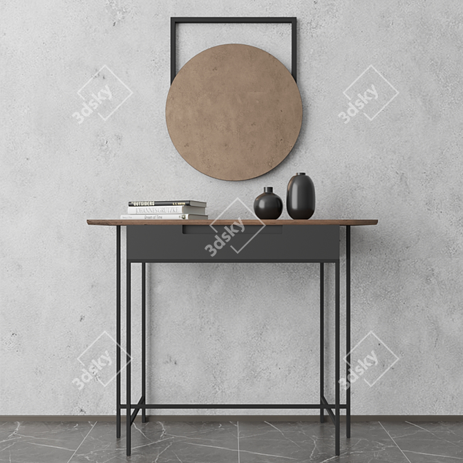 Savona Console Table | MannMade 3D model image 1