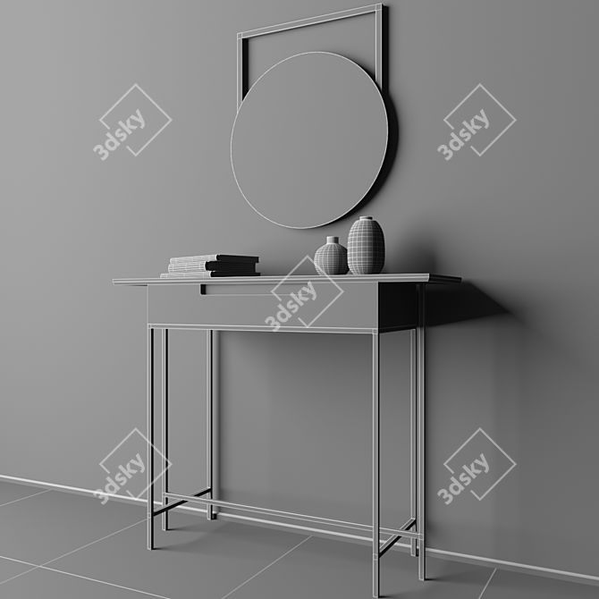 Savona Console Table | MannMade 3D model image 3