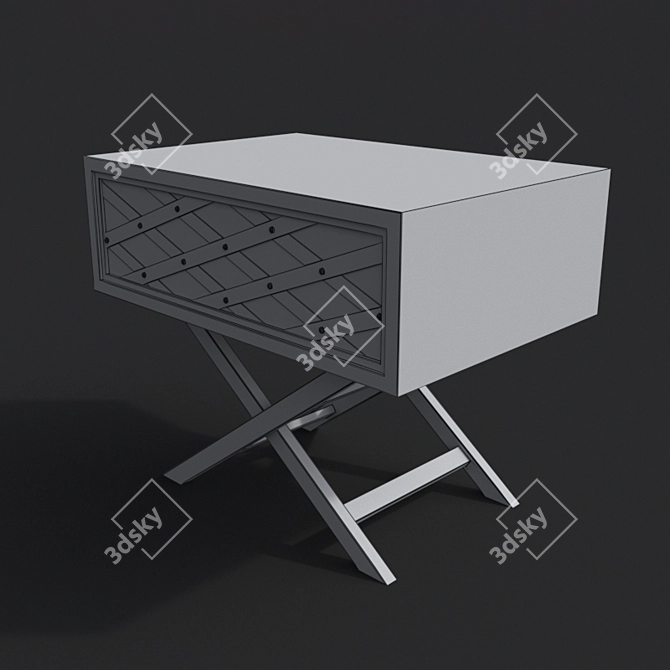 Modern 2016 Bedside Table - Vray Render - 3Ds Max & FBX Formats 3D model image 2