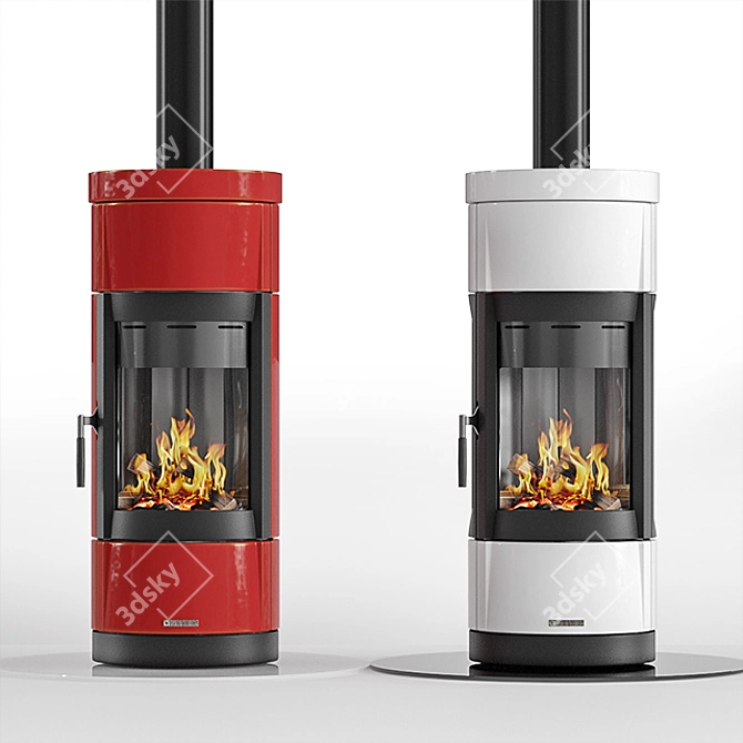 La Nordica FORTUNA: Classic Wood Burning Stove 3D model image 1