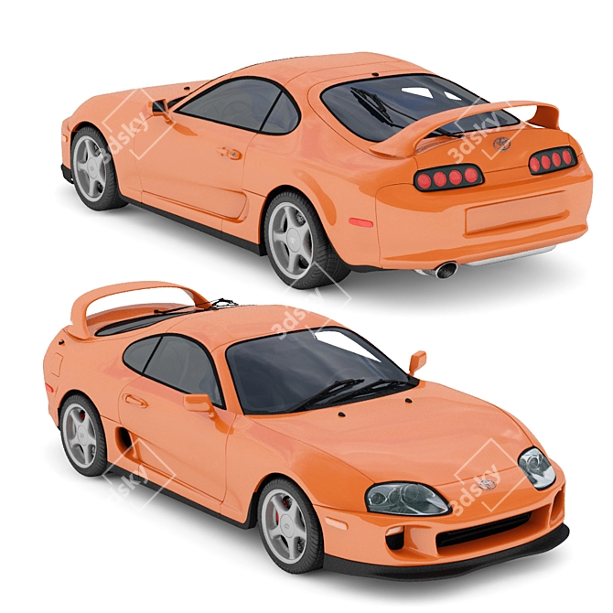 Toyota Supra - Unleash the Power 3D model image 1