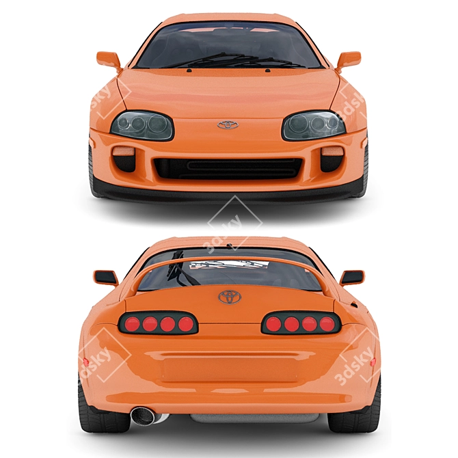 Toyota Supra - Unleash the Power 3D model image 2