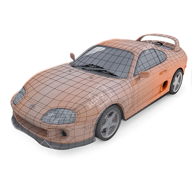 Toyota Supra - Unleash the Power 3D model image 3