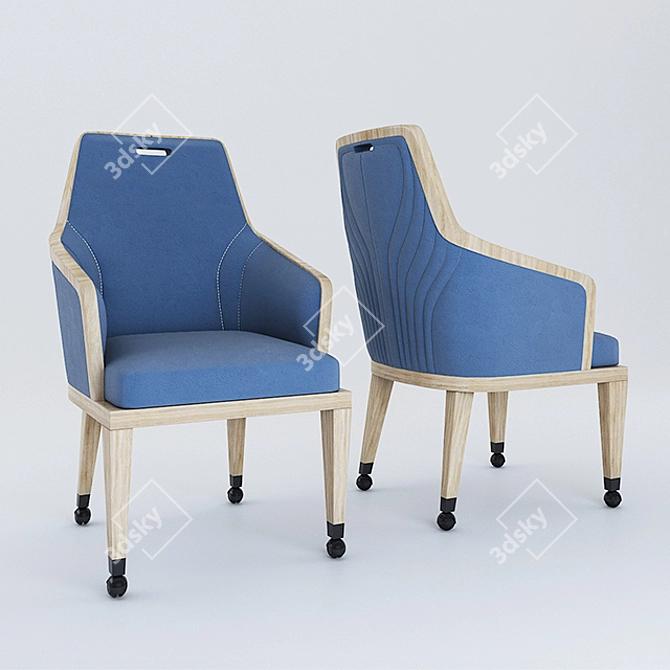 Casino Gaming Arm Chair 3D model image 1