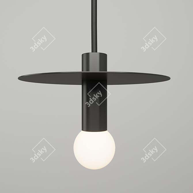 Elegant Dot Pendant Lamp 3D model image 2